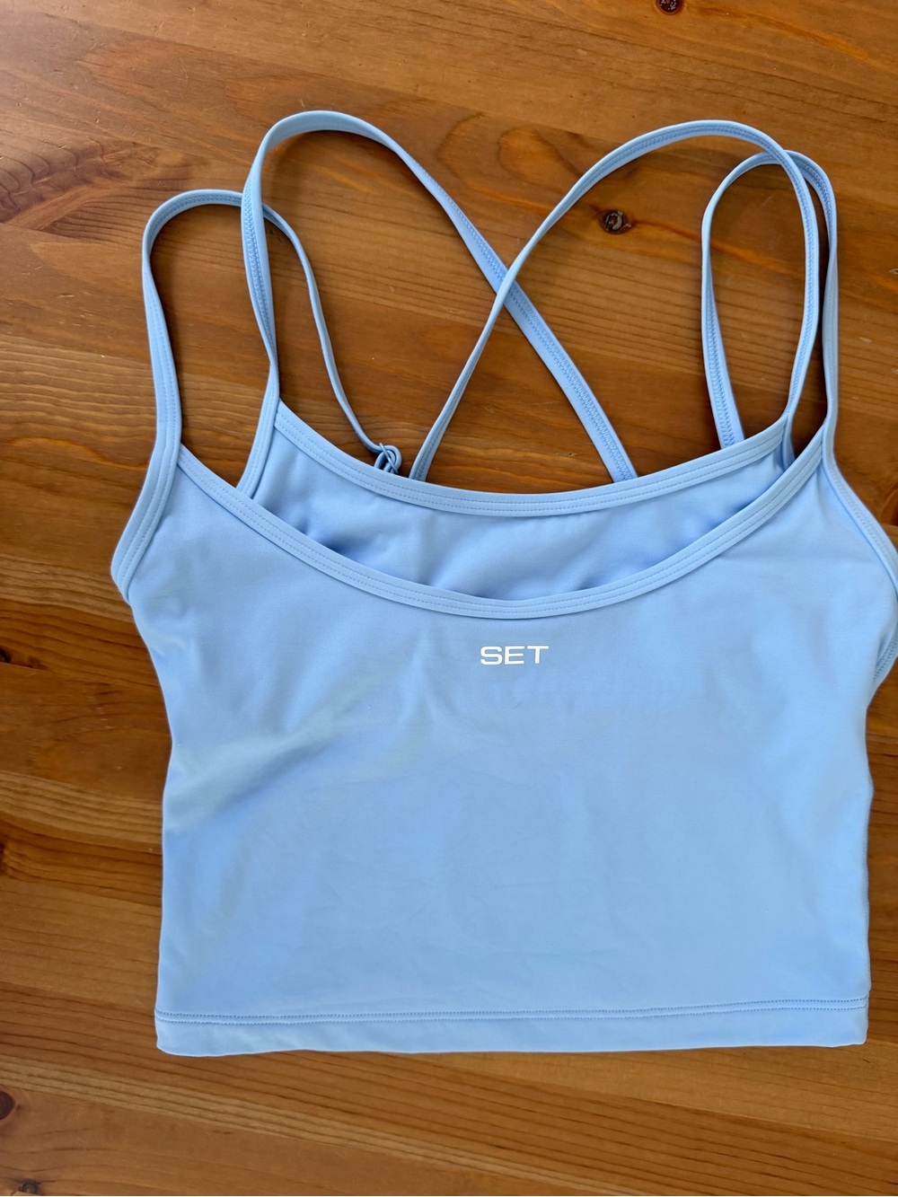 SET Aeraline Breathe Cross Cami in Popsicle